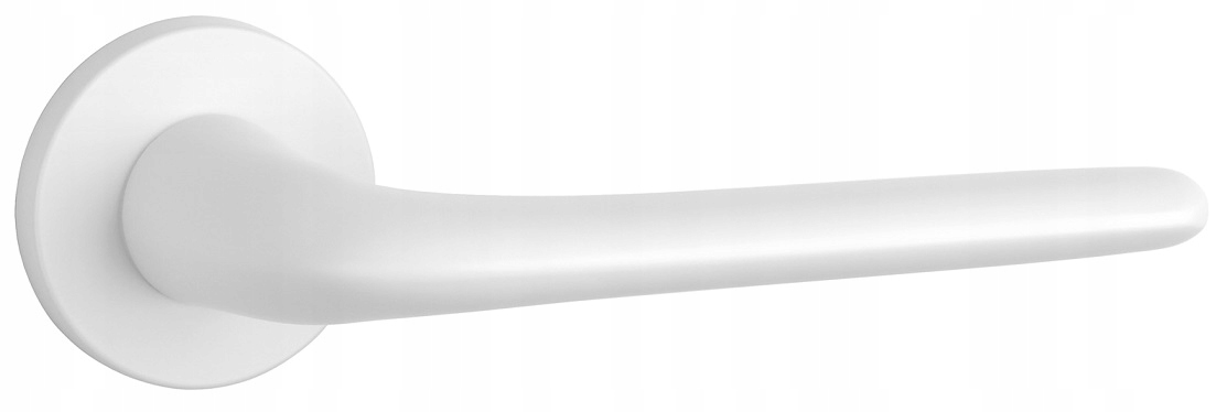 Kľučka rozeta okrúhla Azalia Slim 7 mm biela matná Aprile