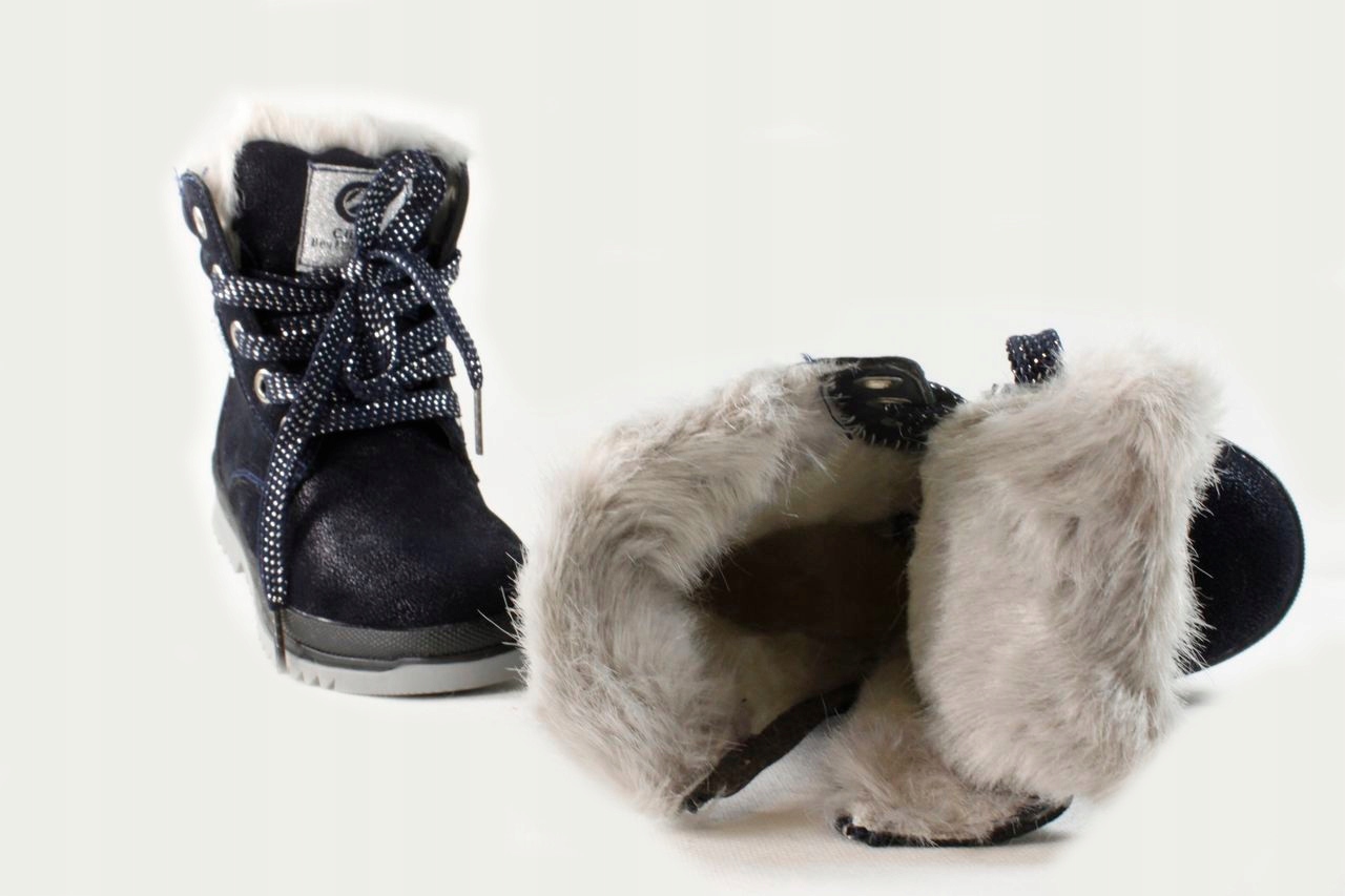 CLIBEE H182 BUTY ZIMA GRANAT ZAMEK WIĄZANE EKO r30 Kod producenta h282