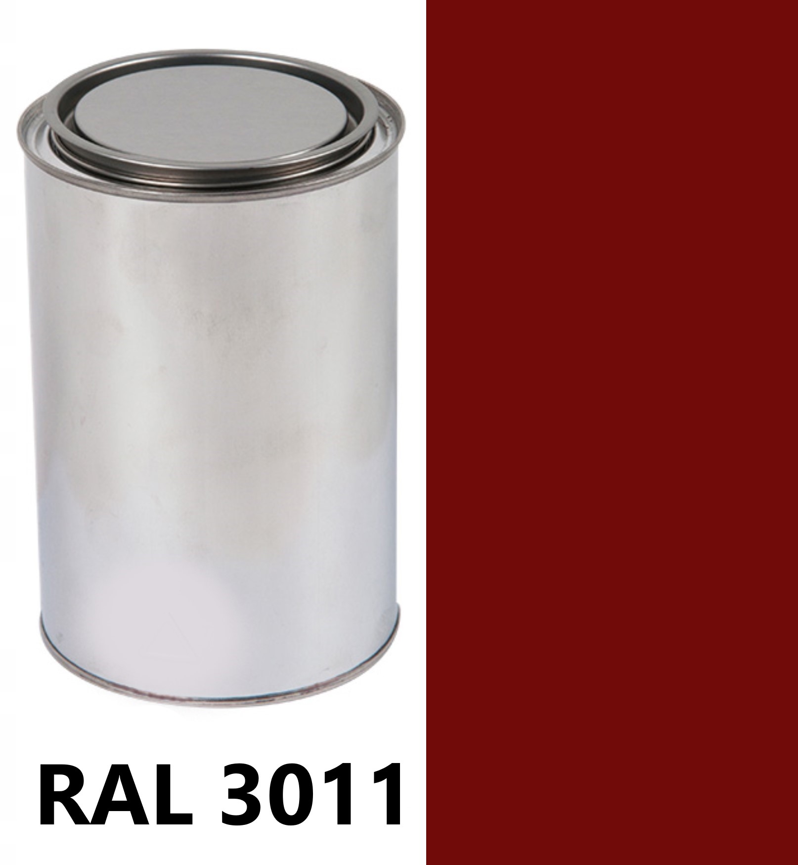 Farba Ral 3011 Czerwono Brązowy Gruntoemalia Alkidowa 2W1 Mat 2-5% 1L