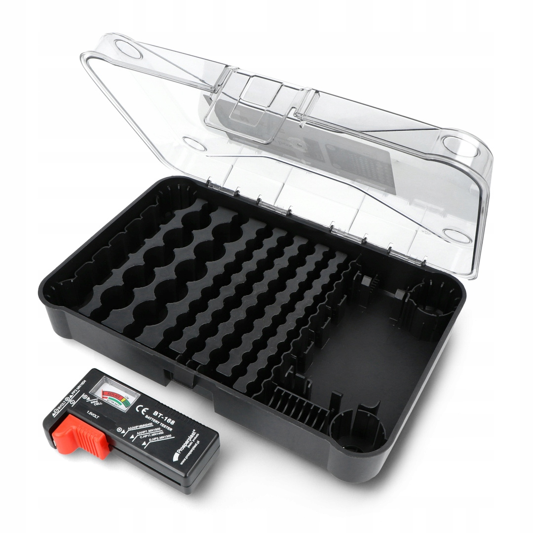 

Organizer na baterie z testerem baterii 85szt.