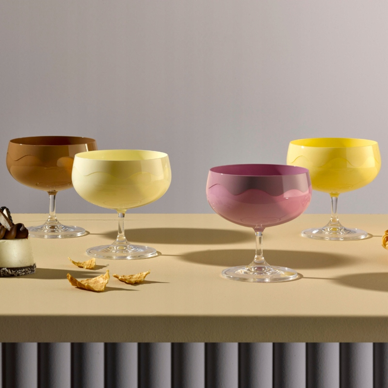 Poháry na zmrzlinu Candyland 300 ml x 4 ks Bohemia Crystalex