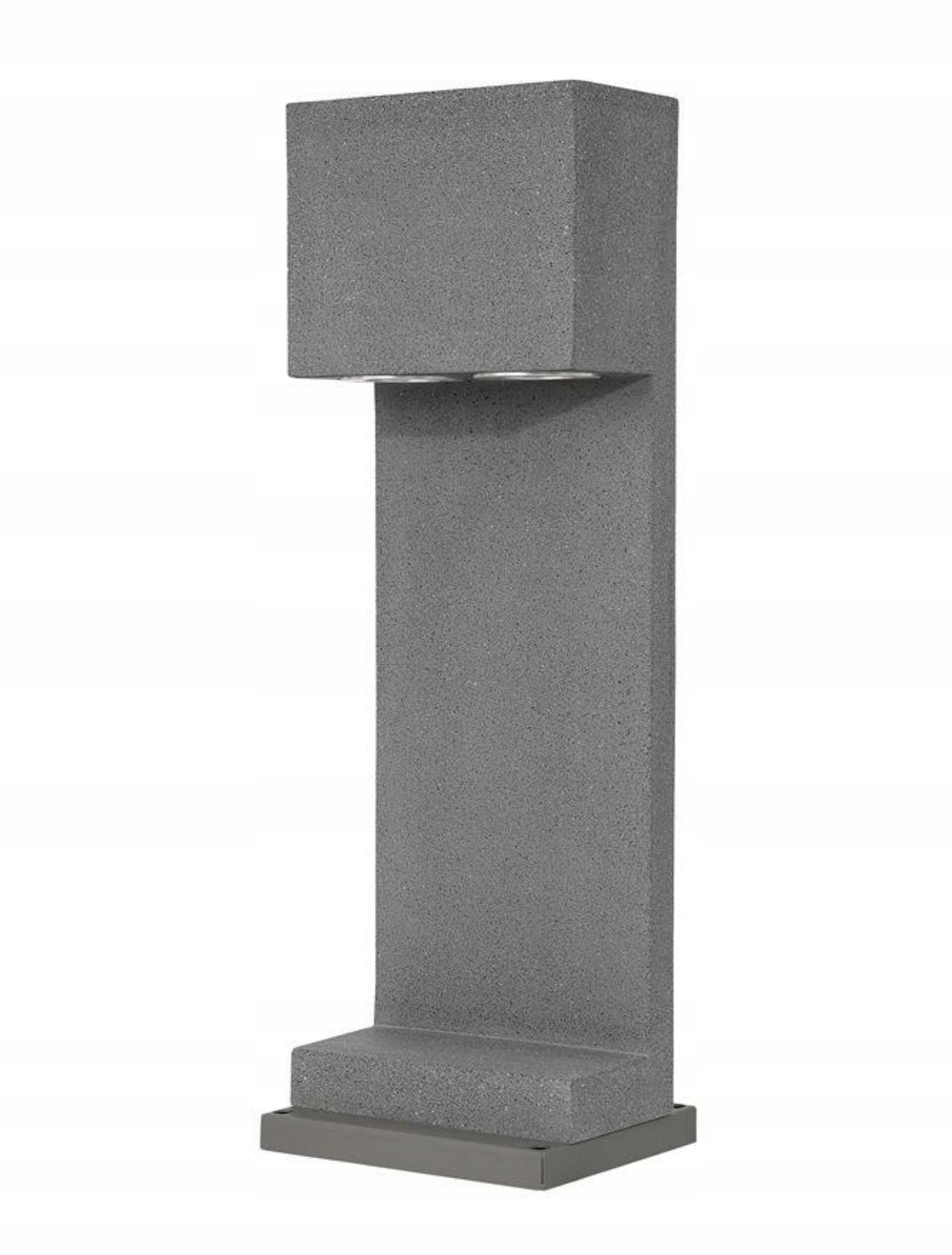 Vonkajšie stĺpikové svietidlo Nova Luce Grante GU10 2x10W IP65 sivé