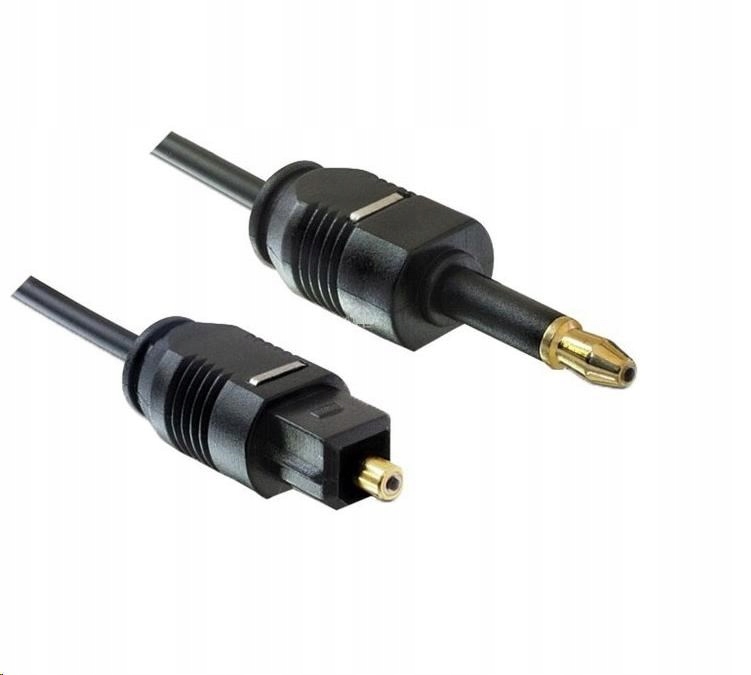 Premiumcord kabel 3,5mm mini Toslink Toslink 2m dł. Od: 2.2mm optyczny