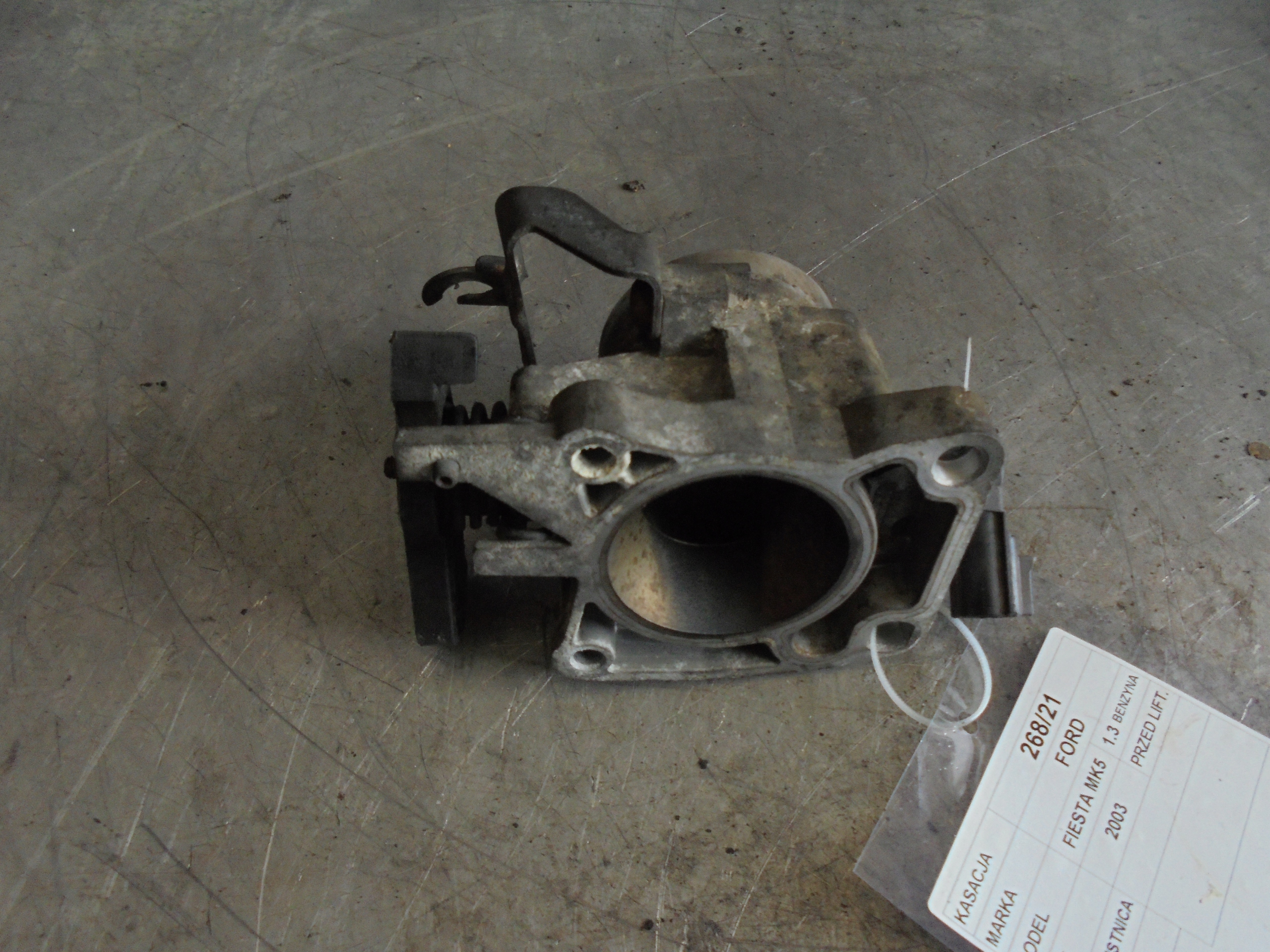 VALVOLA A FARFALLA FORD FIESTA MK5 1,3B P210080272