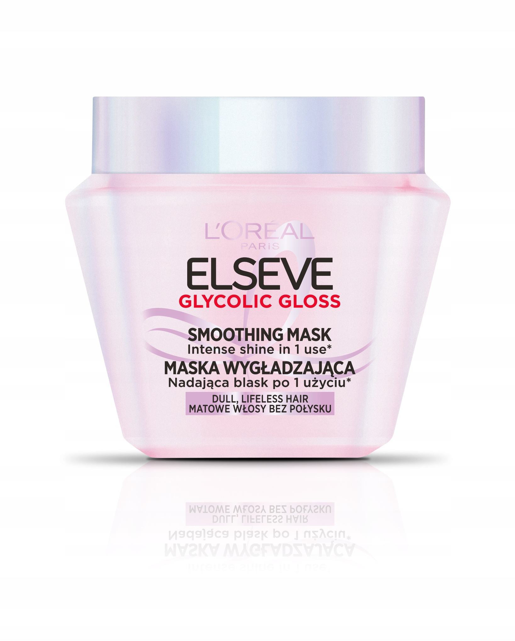 L'Oréal Elseve Glycolic Gloss Vyhlazující maska pro matné vlasy 300 ml