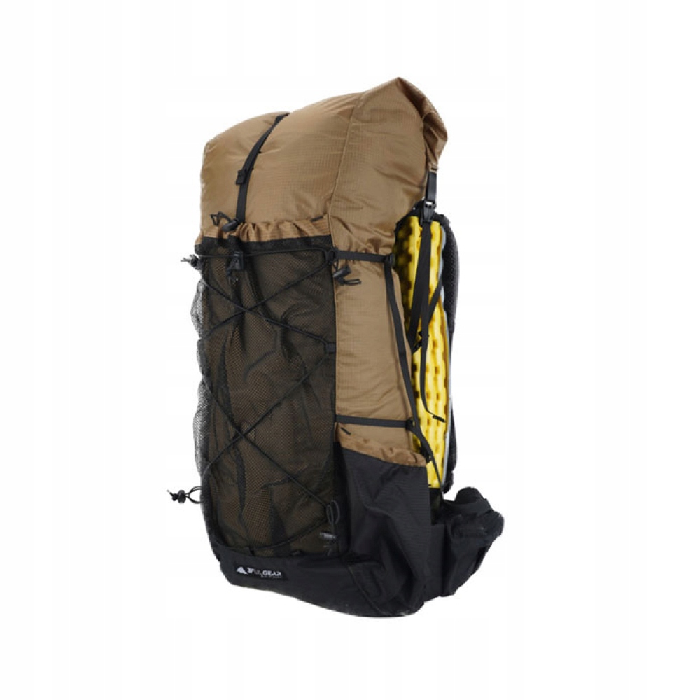 Ultra lekki plecak 3F Ul Gear Qidian 2.0 40l+16l wodoodporny 880g |Brązowy