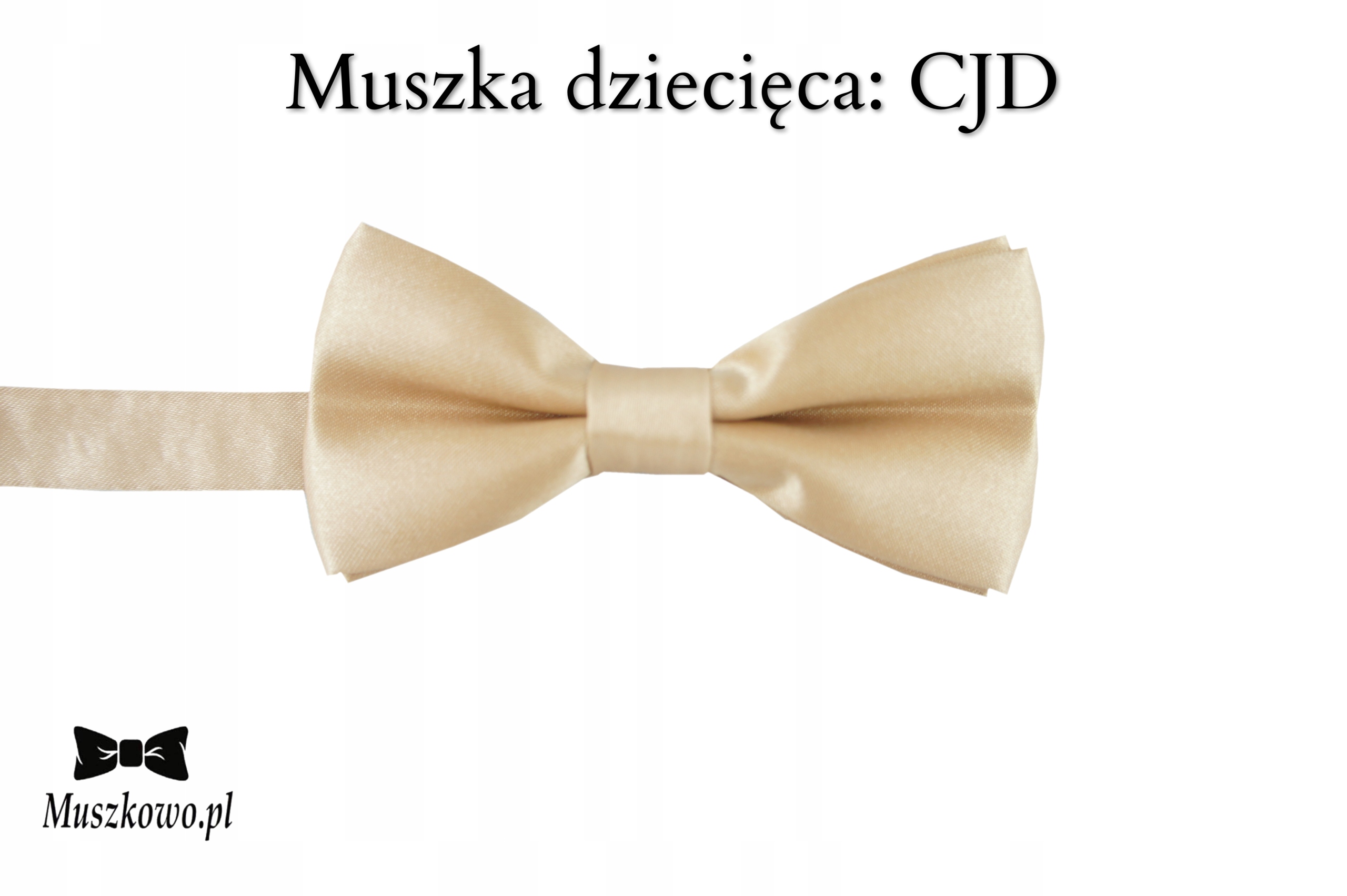 Szelki do spodni muszka retro w kratkę dla chłopca beżowe 2-8 lat Kolor beżowy