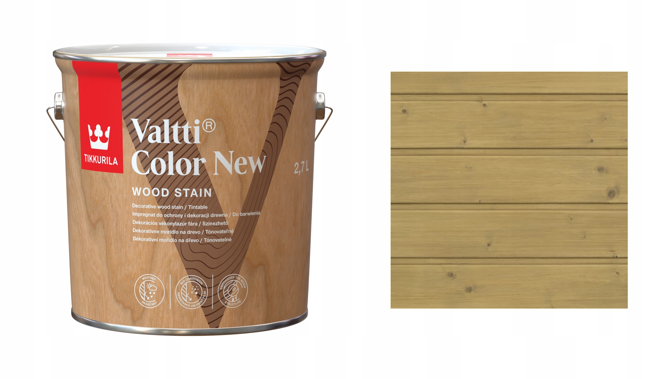 Tikkurila Valtti Color New 2,7L 226A Artichoke Ochranný Impregnát