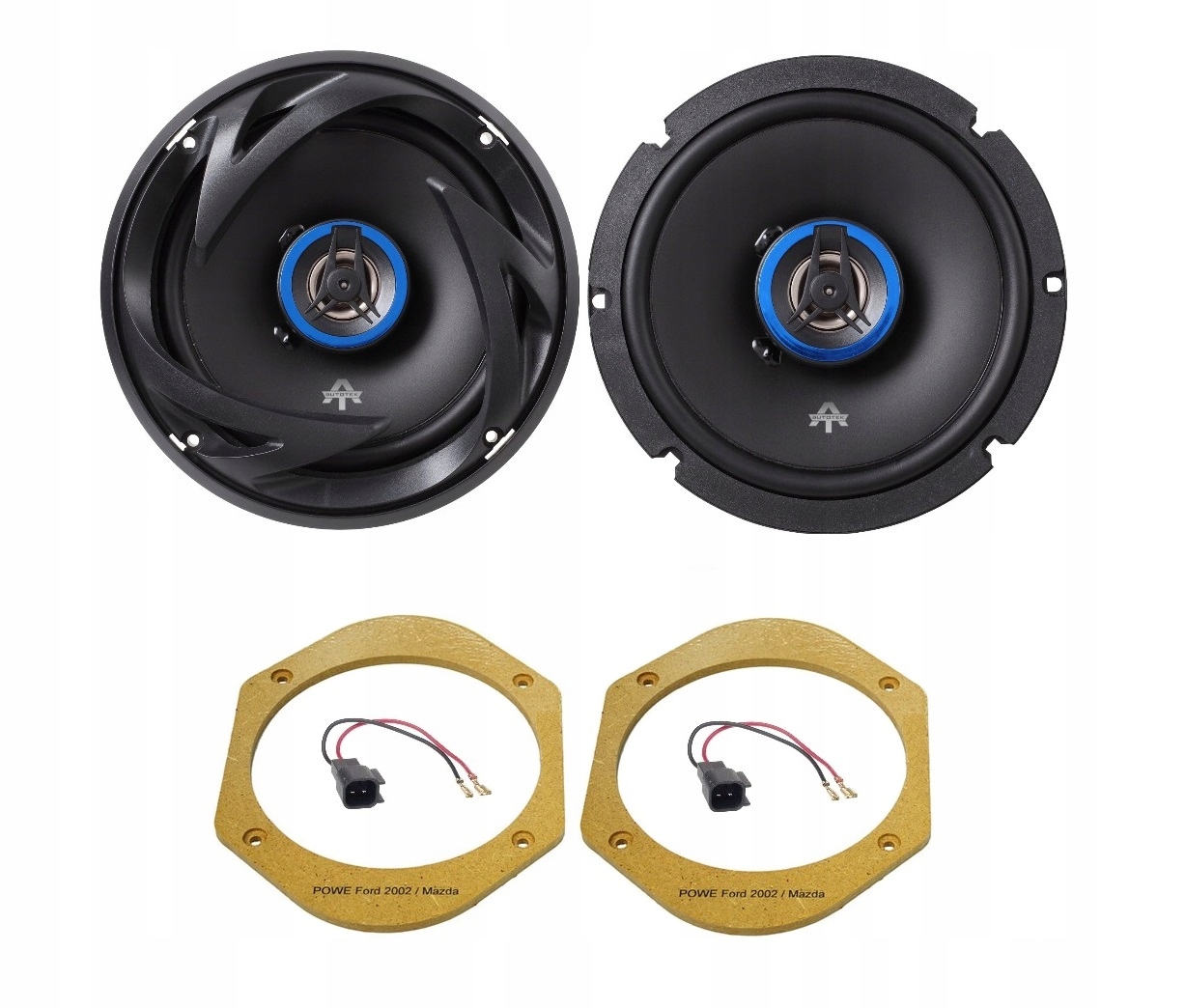 Autotek ATX62 Automobilové reproduktory 165 mm Ford Focus Fiesta Fusion Mondeo 3
