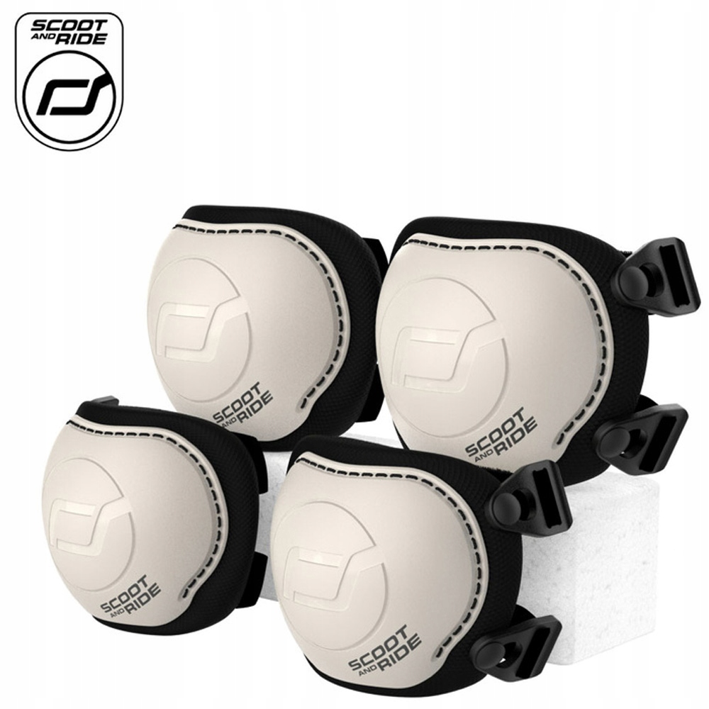 Scootandride Zestaw ochraniaczy dla dzieci Xxs Ash