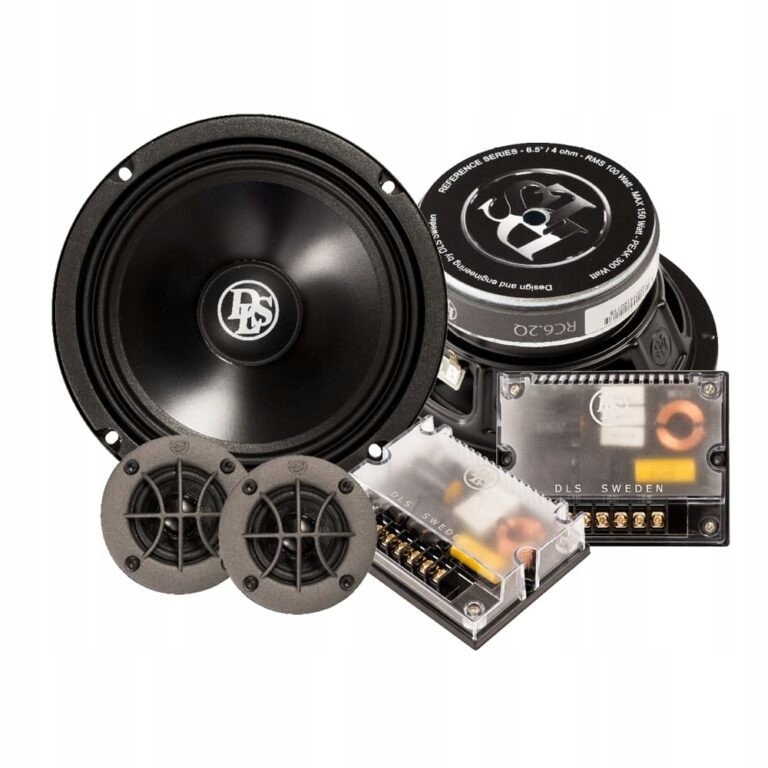 GŁOŚNIKI SAMOCHODOWE DLS RZ6.2Q AUDIO SYSTEM 100W 165MM DWUDROŻNE KOMPLET