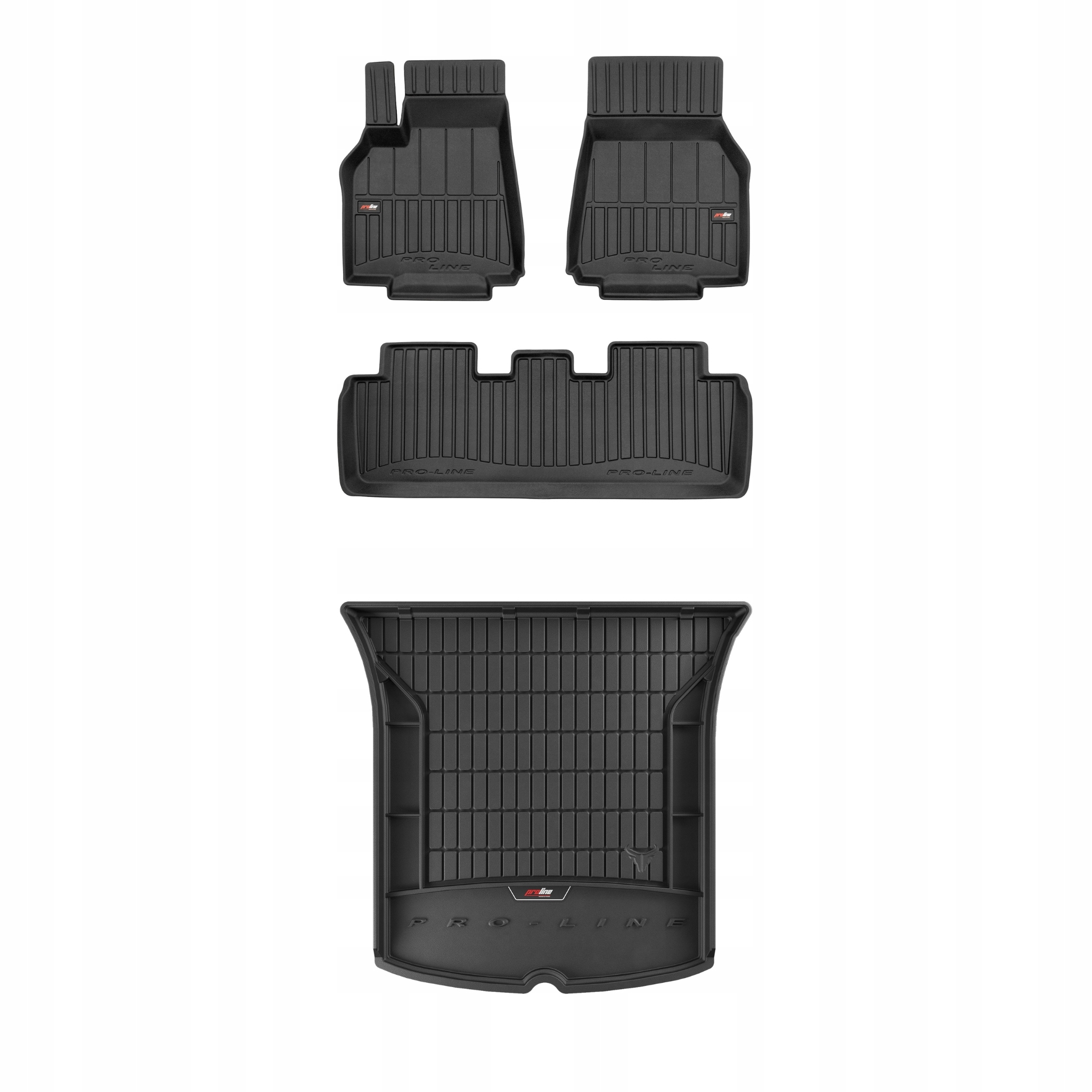 Frogum 3D sada gumových koberců a rohože s logem pro Tesla Model Y od roku 2020