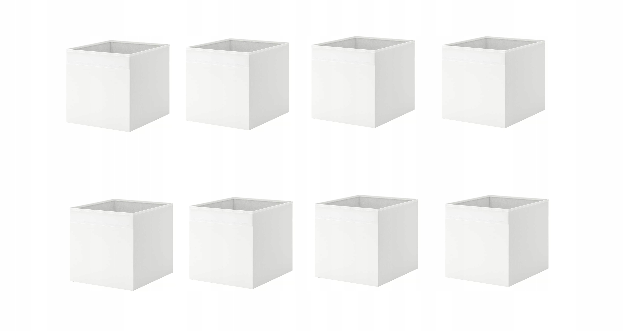 Ikea Drona pudełko do regału Kallax Expedit Białe x8 sztuk