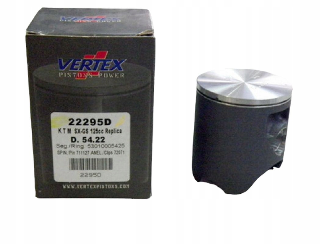 Vertex Piest Ktm (2T) Sx/gs 125 '87-'93 (krúžky 53010005425 X 1 Ks)