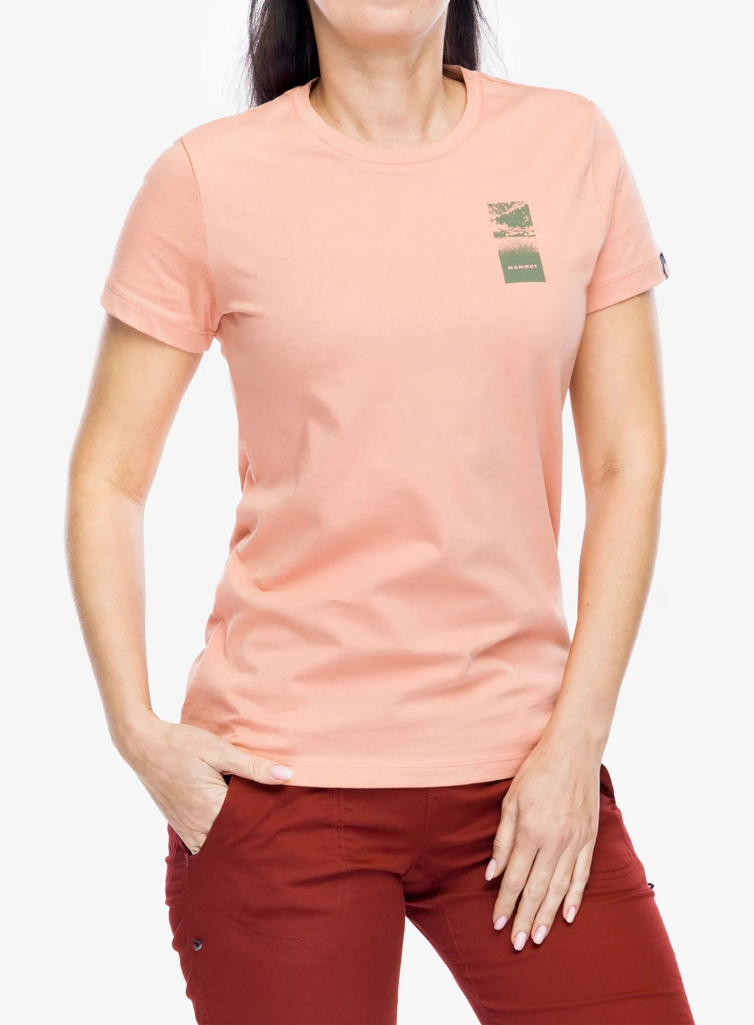 Dámské bavlněné tričko Mammut Massone T-Shirt Wagon quartz dust M