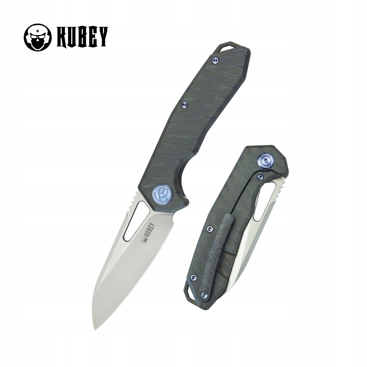 Nóż składany Edc Kubey Vagrant Frame Lock Stal Cpm S35VN by Maksim Tkachuk