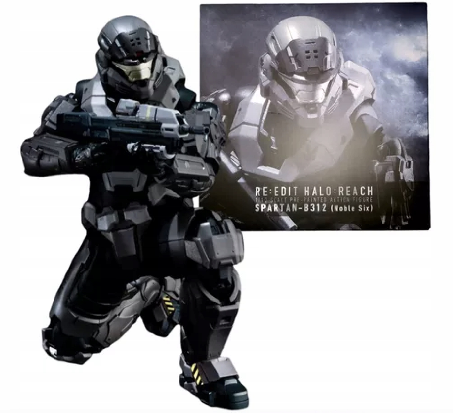 Pohyblivá figurka Halo Reach Spartan B312 19 Cm akcesoria