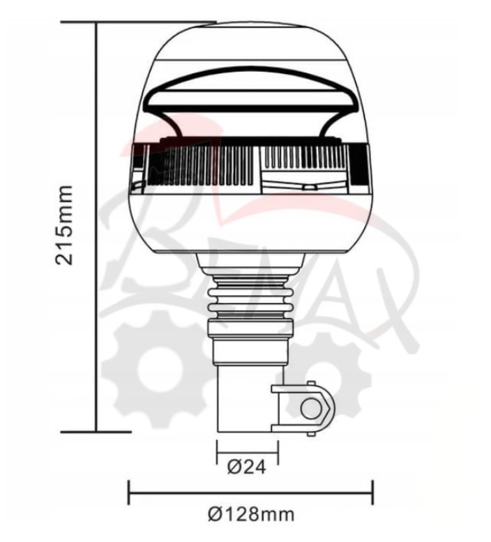 65351905.LED - ZETOR LED ПЕТУХ ФЛЭШ-СИГНАЛЬНАЯ ЛАМПА