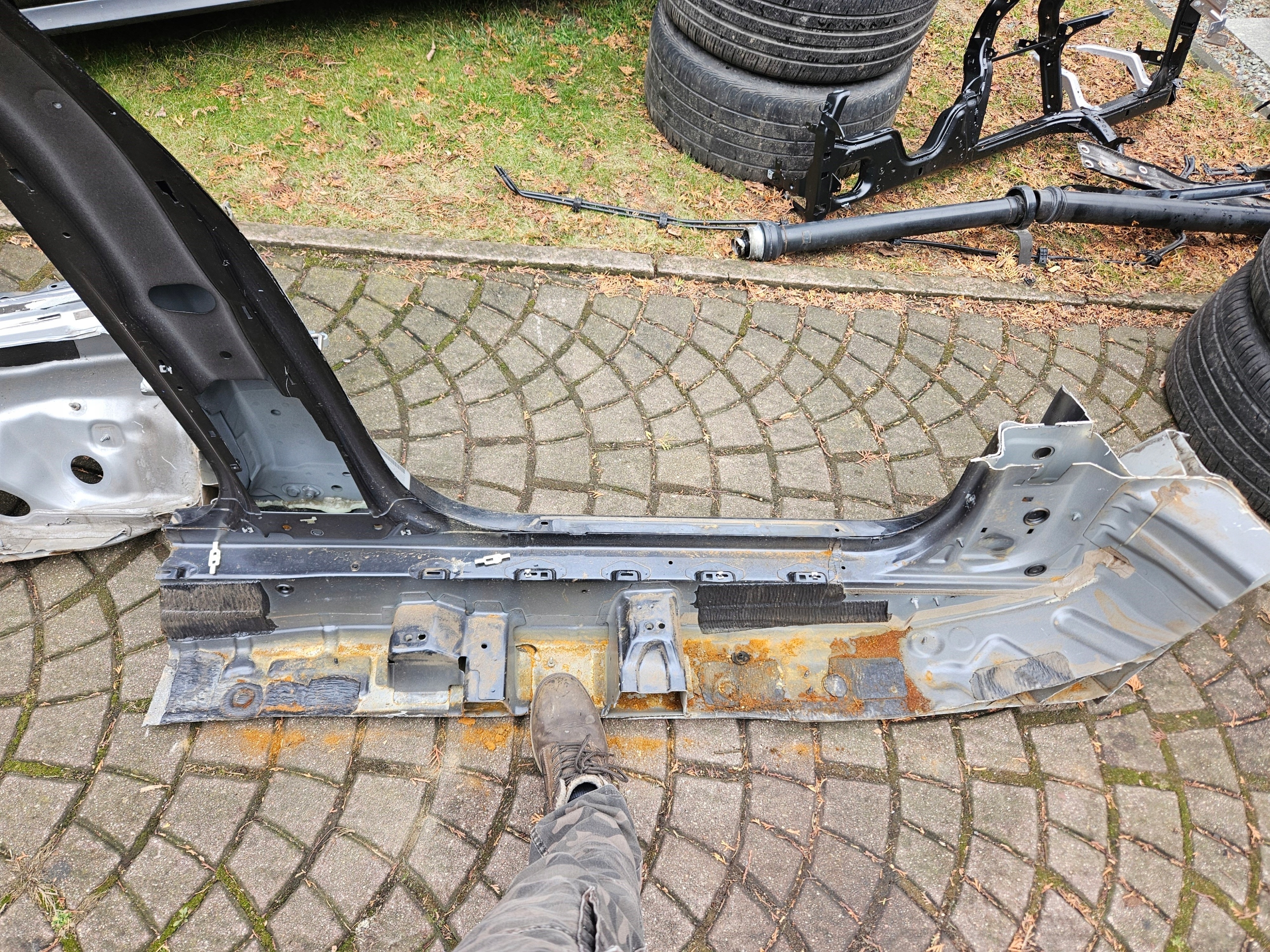 threshold left pillar A B AUDI A6 C7 4G 11-18
