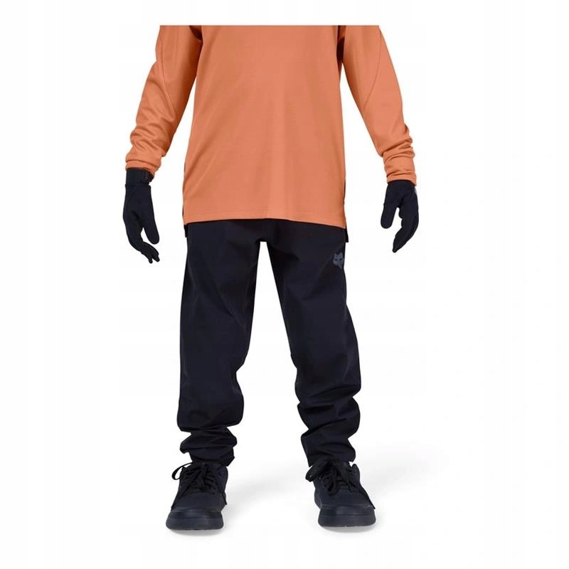 Spodnie rowerowe dziecięce Fox Junior Ranger Water Black czarny