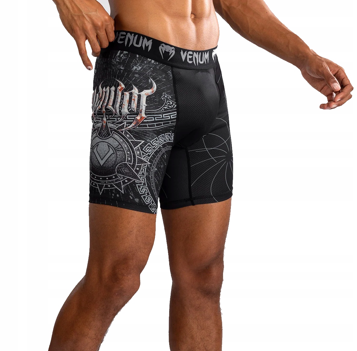 Venum Spodenki Kompresyjne Vale Tudo Gladiator 5.0 Black/Silver M