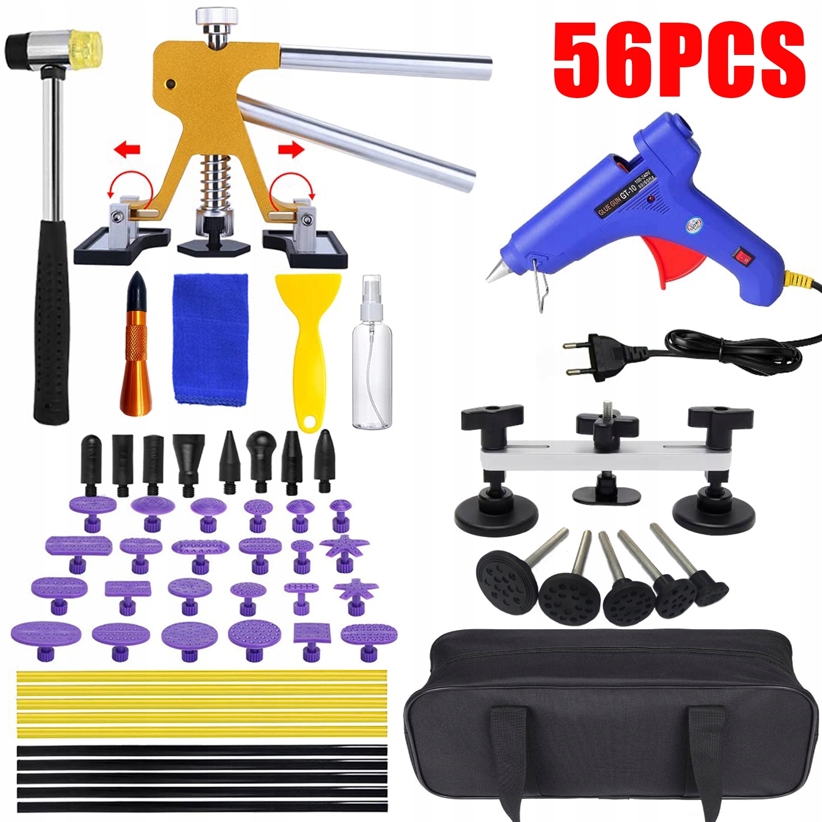 56 Ks opravná sada pro odstranění záhybů karoserie Pdr