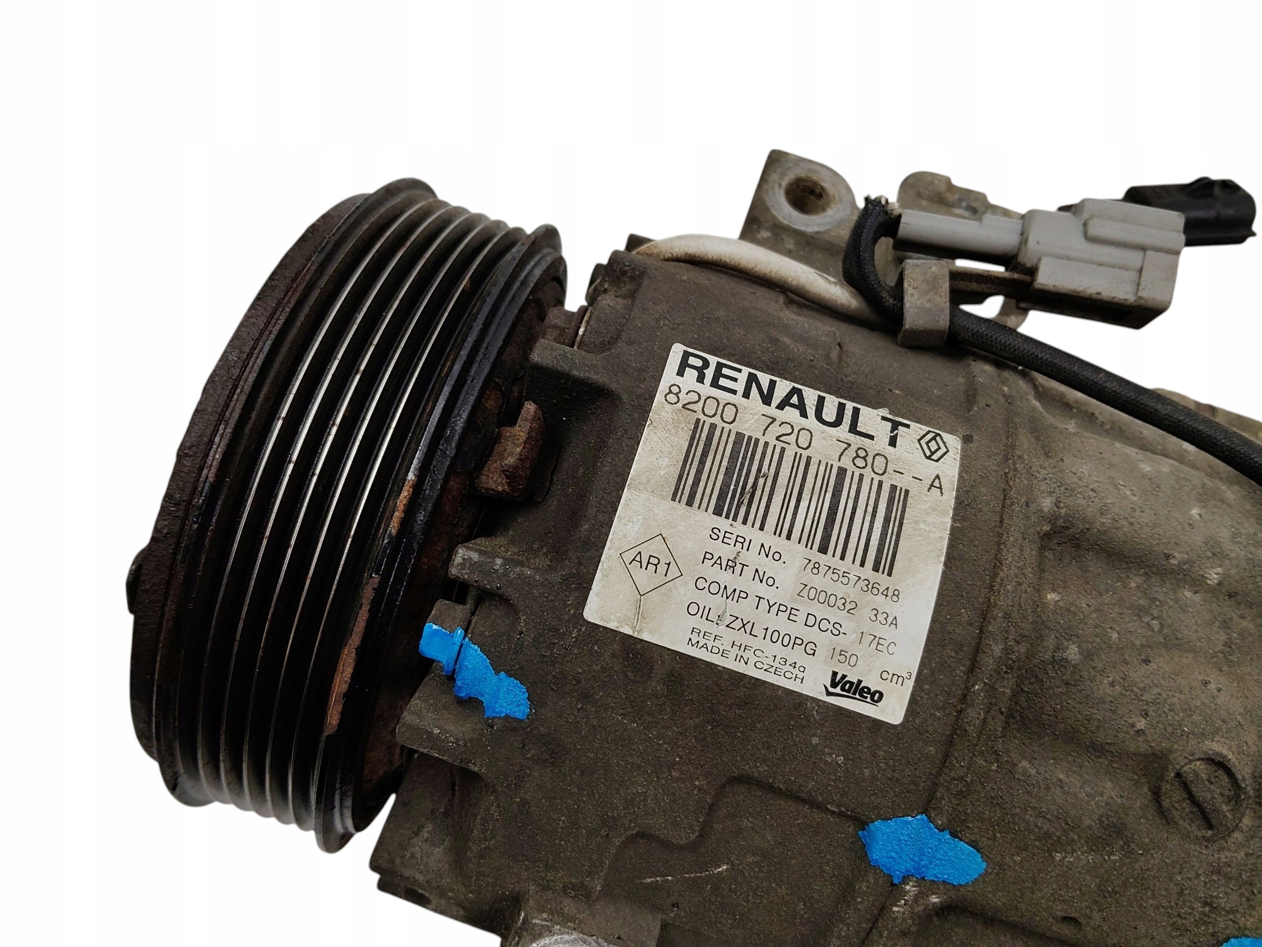 compressor compressor; of the air conditioning RENAULT LAGUNA III 2.0 16V 8200720780