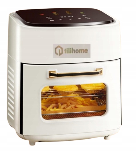 Piekarnik Elektryczny Frytkownica Beztłuszczowa Airfryer 15L Biała