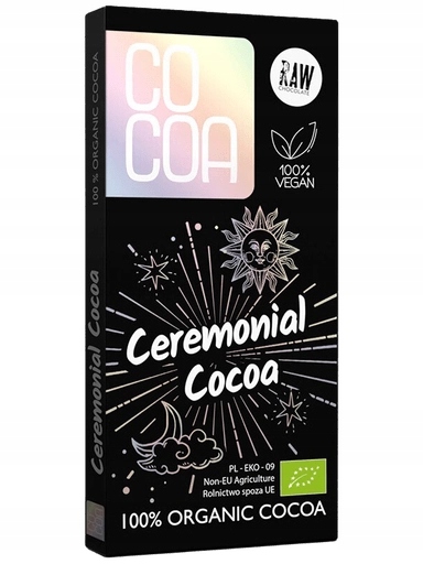 3x Kakao ceremoniální tabulka Bio 50 g Cocoa Ceremonial Raw