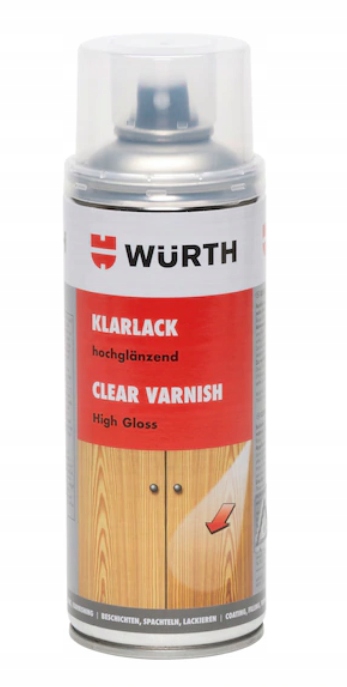 

Wurth Lakier bezbarwny Spray Wysoki Połysk 400ml