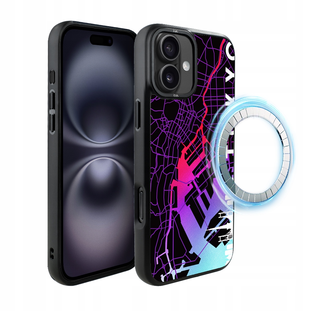 Pouzdro Ibizu DropGuard Matt iPhone 16 Plus od MagSafe, Tokio