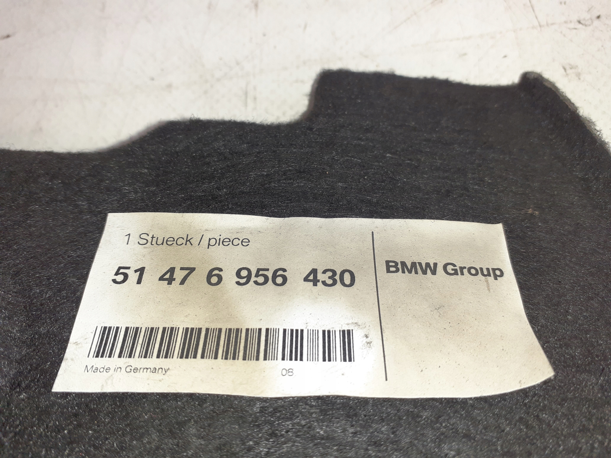 BMW 3 E92 COUPE mats boot side right