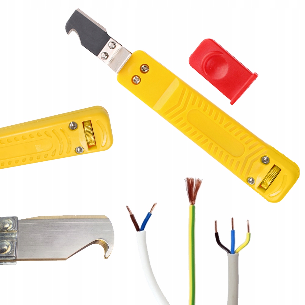 

Nóż Hakowy Do Kabli Przewodów Ściągacz Izolacji