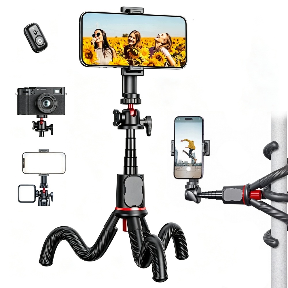 Stativ s Bluetooth selfie tyčí pro chytrý telefon iPhone 16 15 14 13 Pro Ma