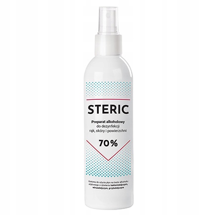 

Clarena Steric 250ml biobójczy 70% alkoholu