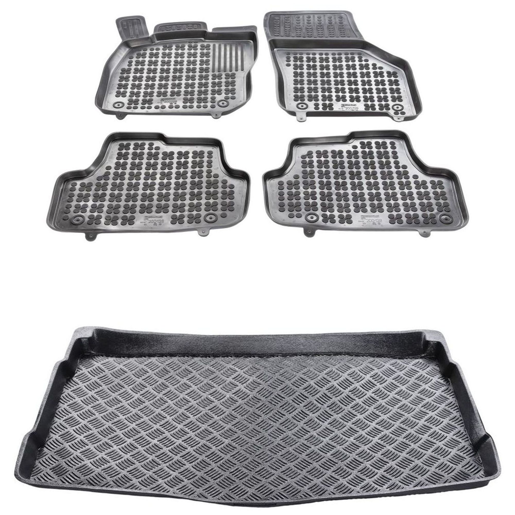 Sada kobercov a rohoží Volkswagen Golf VIII od roku 2019 Hatchback, spodná podlaha