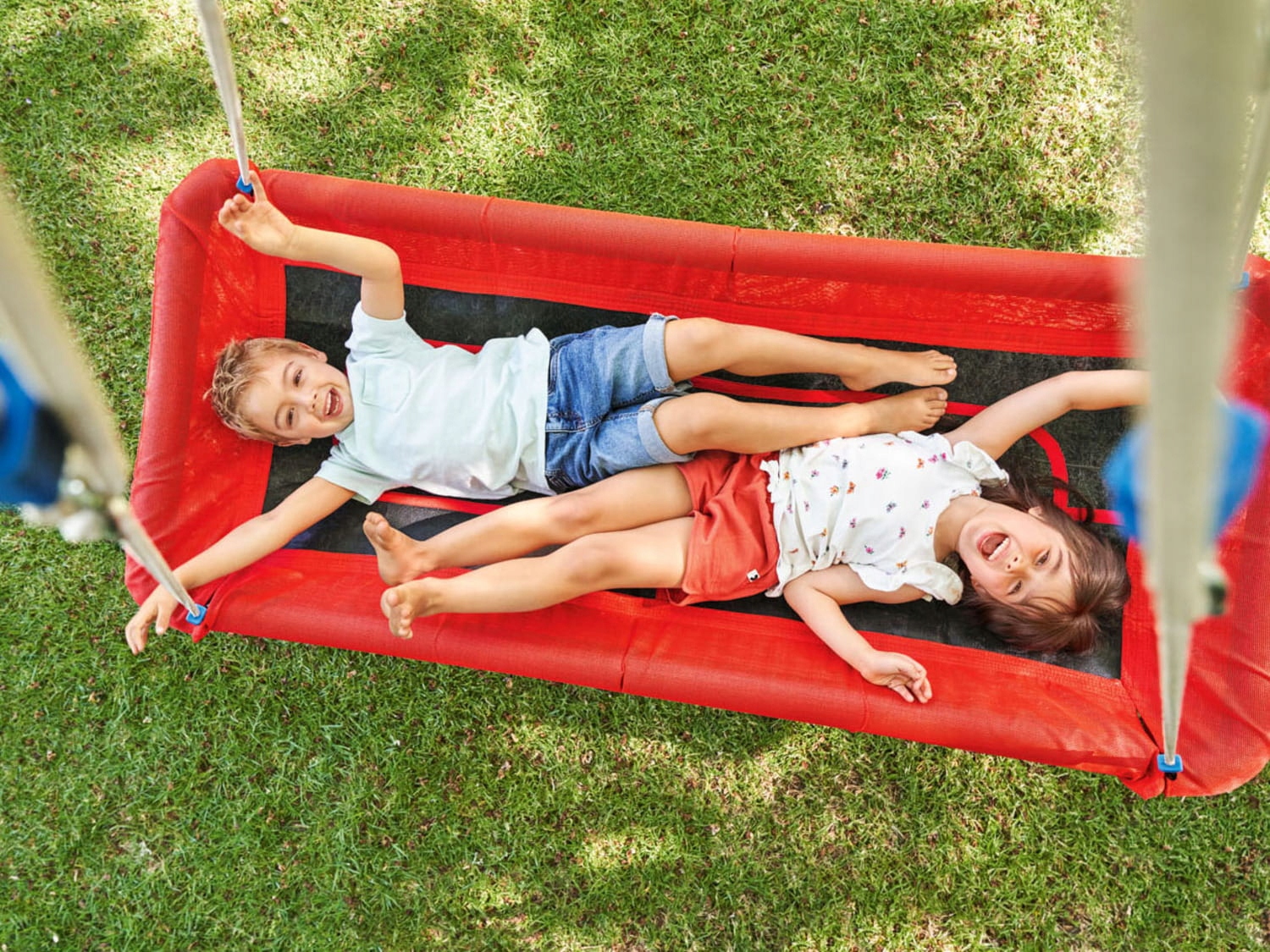 Prostokątna huśtawka XL ogrodowa 167x71cm Playtive BOCIANIE GNIAZDO Rodzaj siedzisko