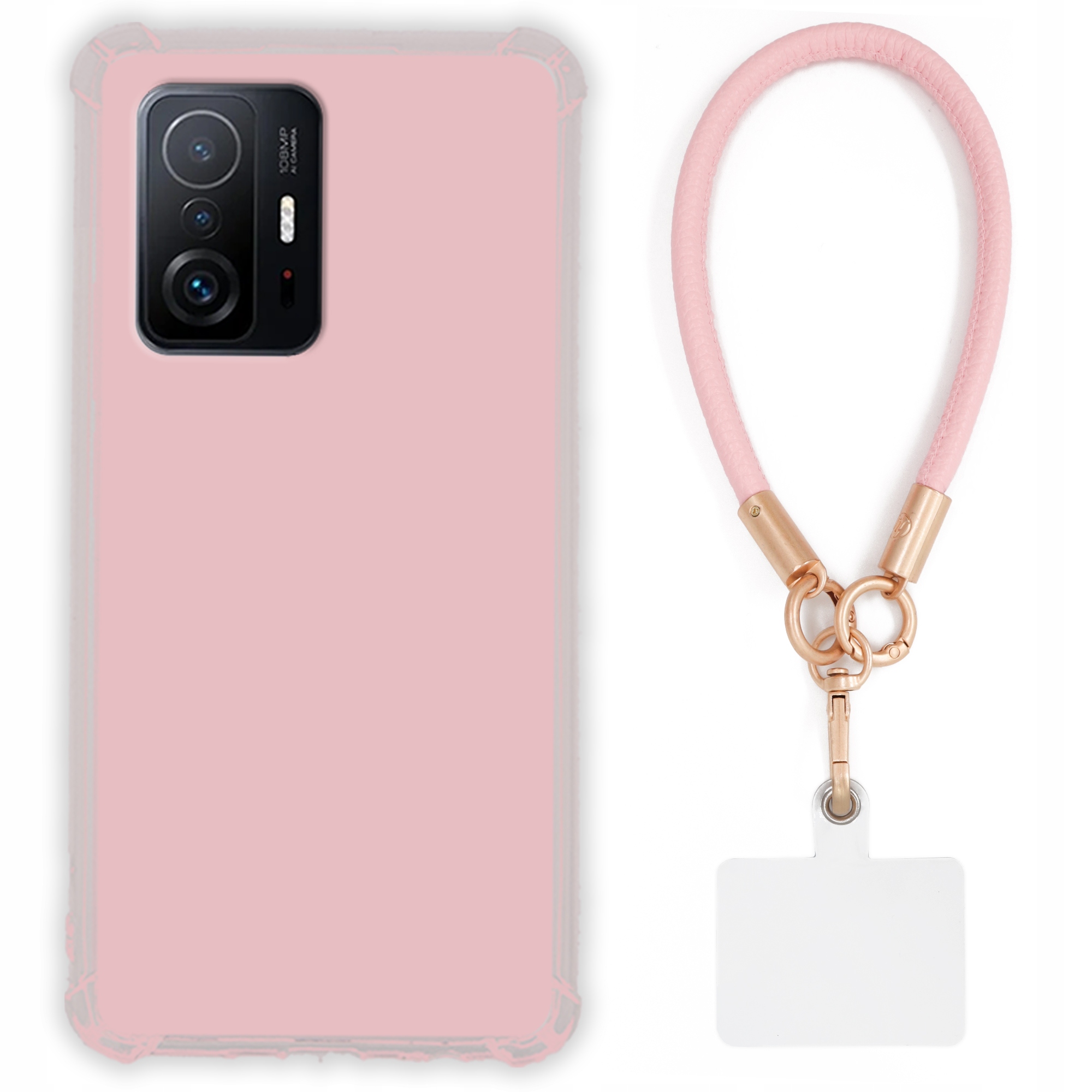 Puzdro Pre Xiaomi 11T Pro 5G Case Antishock Pinky Ružové Vodítko Sada Tpu