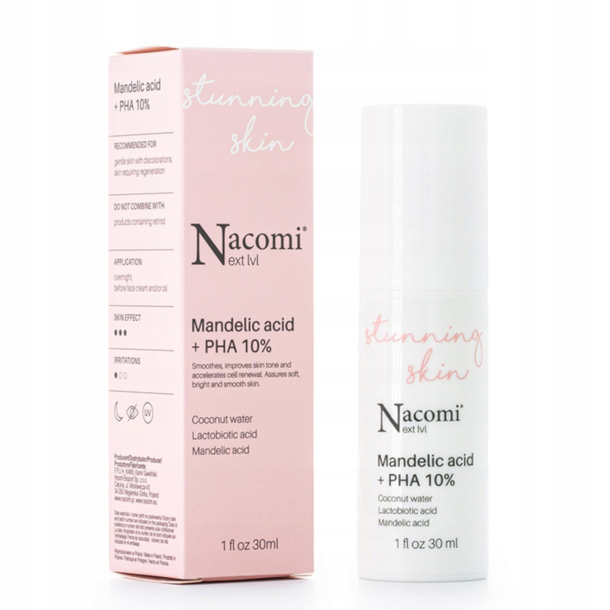 

Serum do twarzy Nacomi z kwasem migdałowym 30 ml