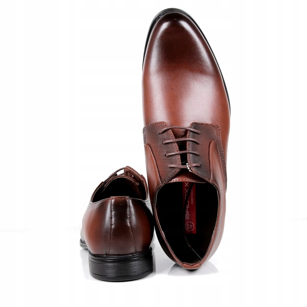 Pánské Polobotky Elegantní Pantofle Tmavě Hnědé Elegantní 42