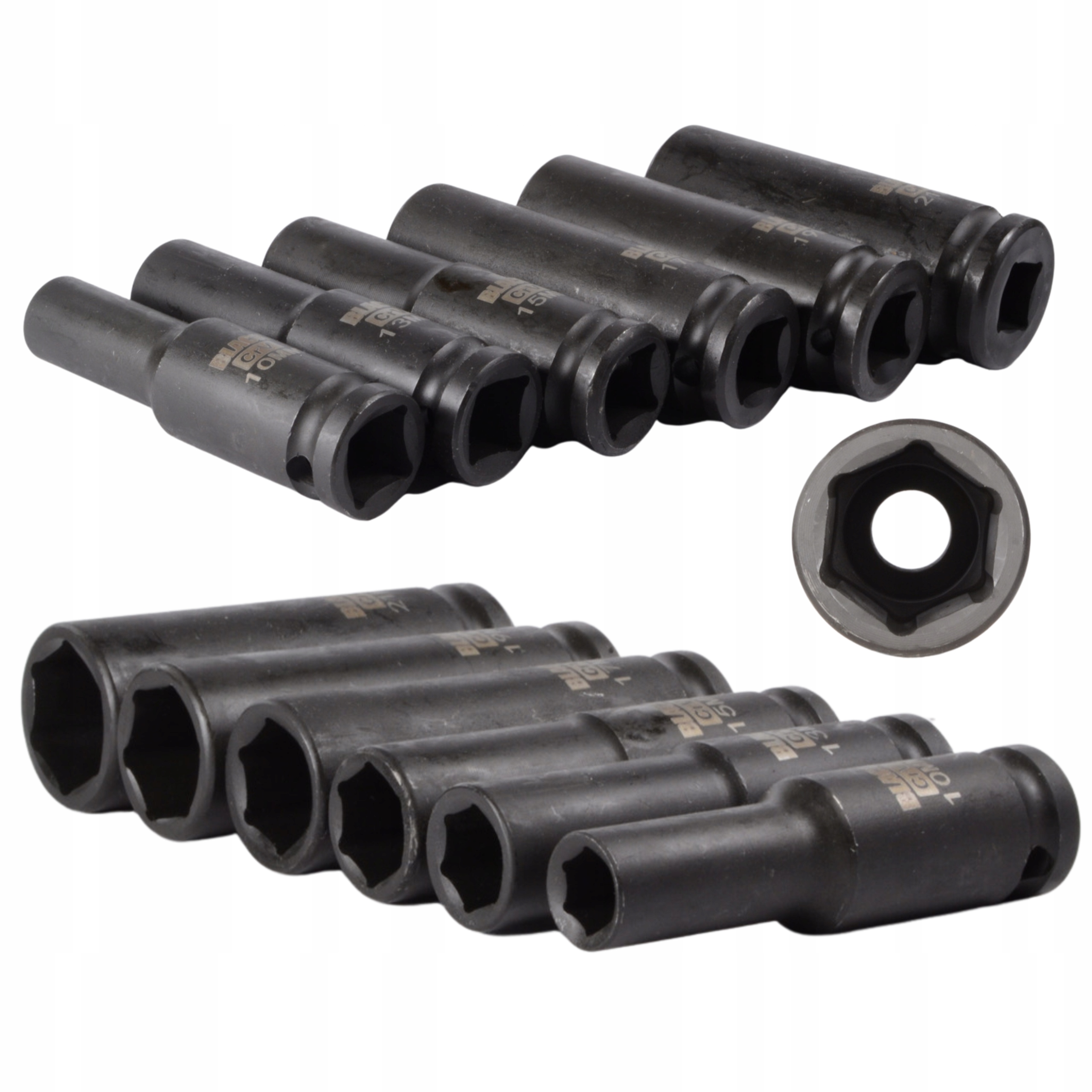 NASADKI UDAROWE ZESTAW NASADEK KUCZY NASADOWYCH UDAROWYCH 1/2 10-21 BLACK Kod producenta 13306