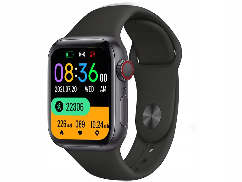 

Multifunkcyjny Tracer Smartwatch TW7-BK Fun Black