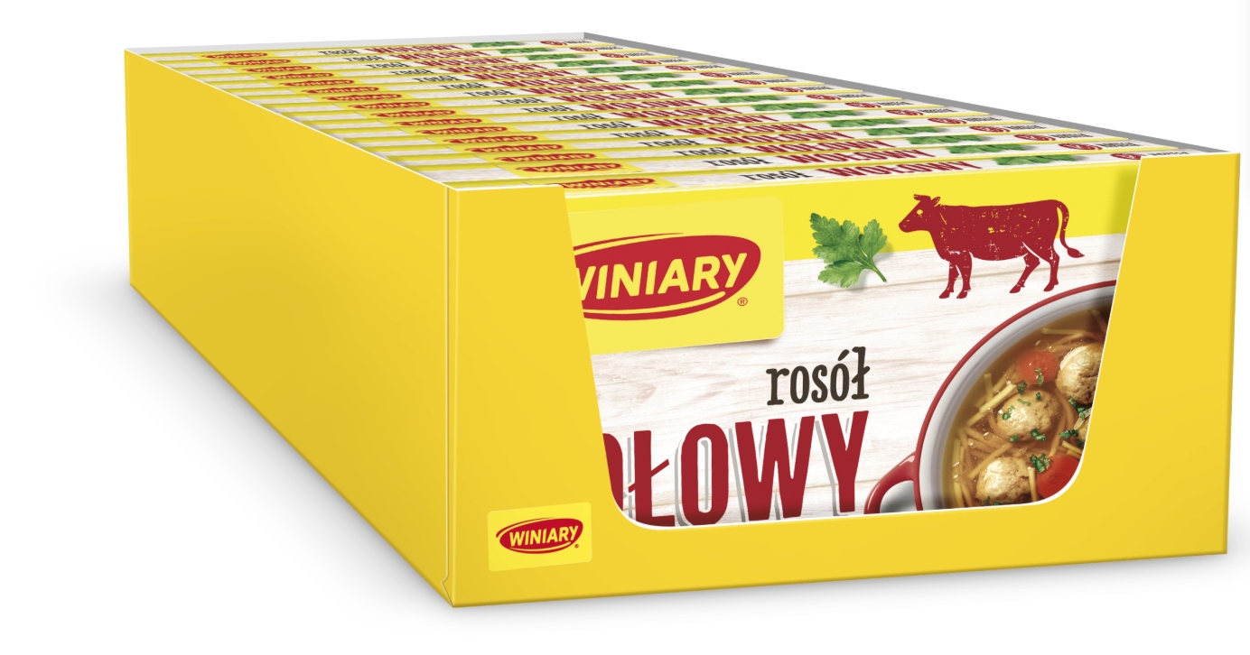 Levně Winiary Hovězí vývar 60 g (6 kusů) x 20 kusů