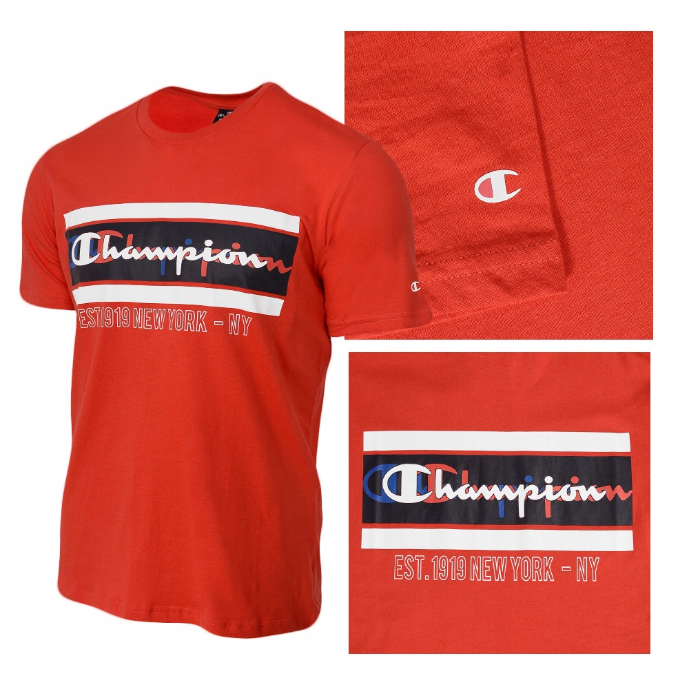

Champion Koszulka Męska 217278 Czerwona XXL