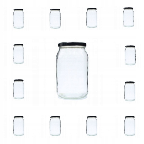 

Słoiki na ogórki 900 ml komplet 8 szt. + zakrętki