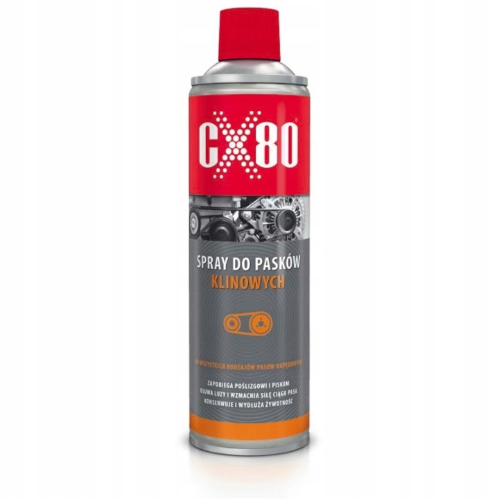 Spray do pasów klinowych Cx 80 500 ml
