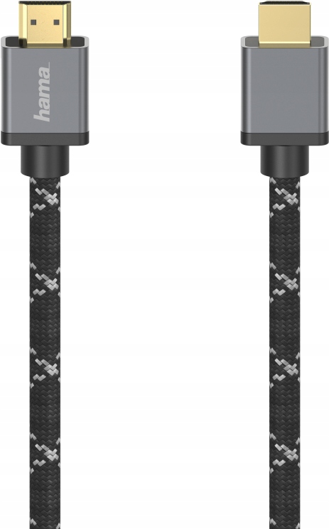 

Kabel Hdmi 2.1 Hama Ultra High Speed 8K 1m szary
