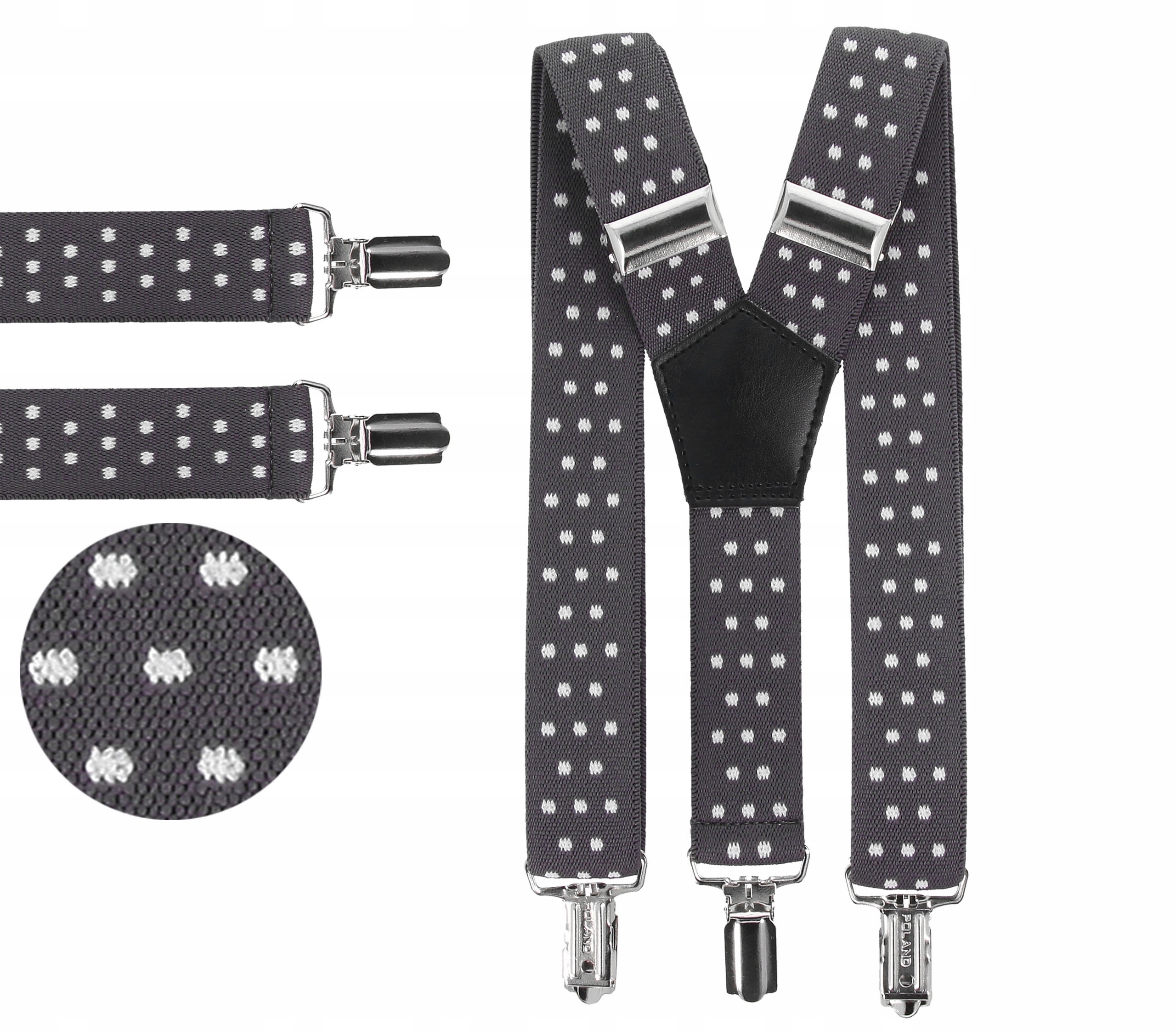 

Polskie Szelki Dziecięce 4-6 lat w kropki, Kolory