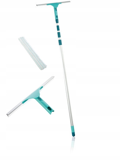 Levně Stěrka Leifheit 51426 na sklo Teleskpová Tyč Click 400 cm 4 Metry