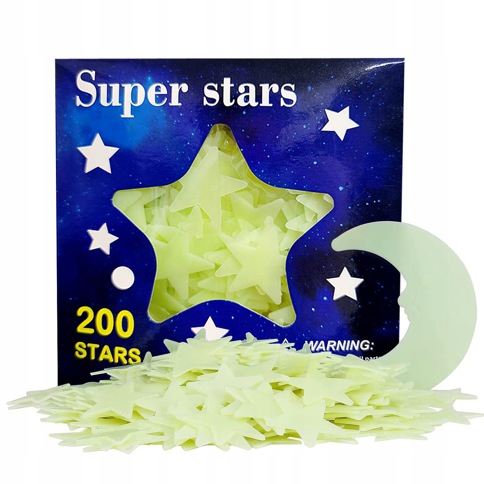 201× GWIAZDKI ŚWIECĄCE W CIEMNOŚCI FLUORESCENCYJNE